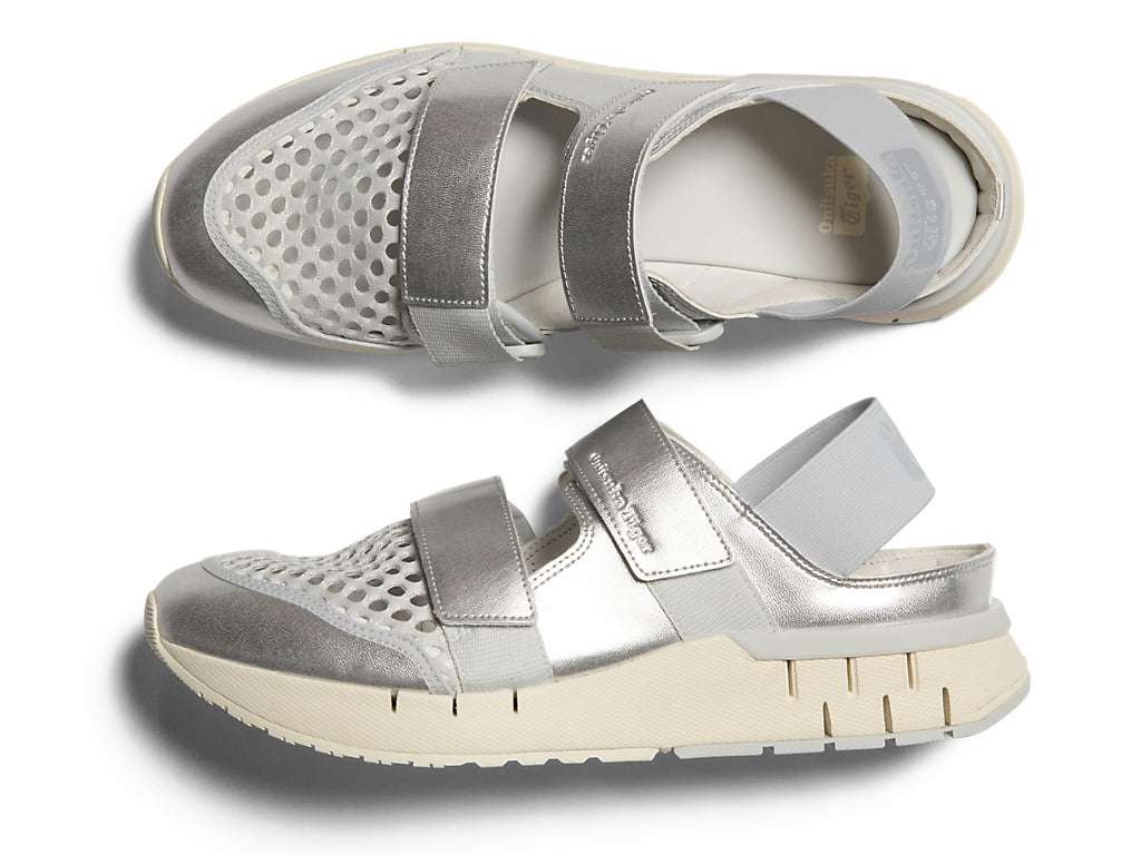 Onitsuka Tiger Rebilac Sandal Sandals - Pure Silver / Cream