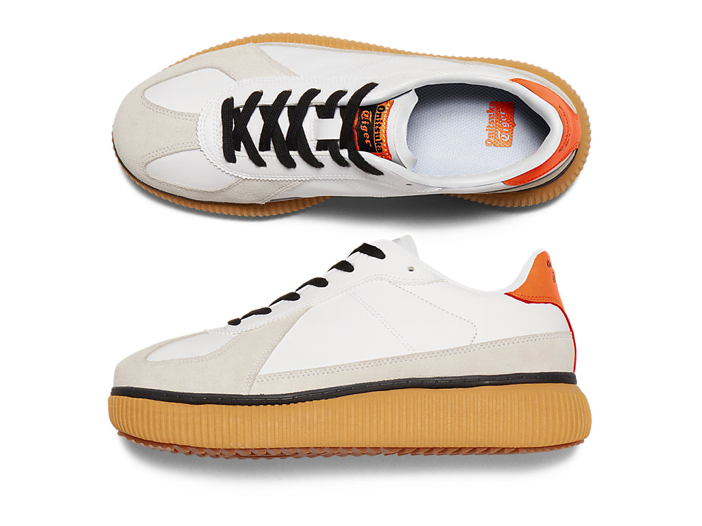 Onitsuka Tiger Delecity Sneakers - White / Habanero