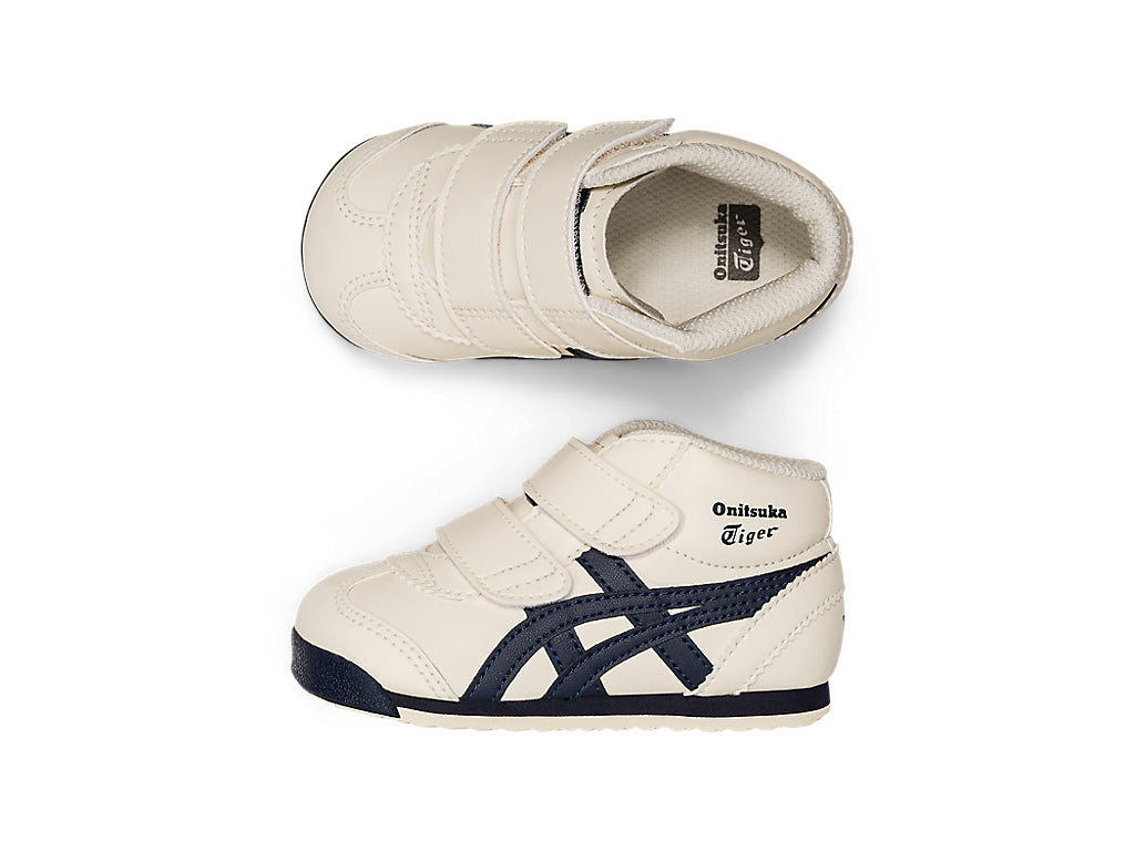 Onitsuka Tiger Mexico Mid Runner Kids Sneakers - Birch / India Ink