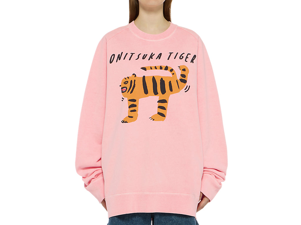 Onitsuka Tiger Washed Sweat Top Sweatshirt