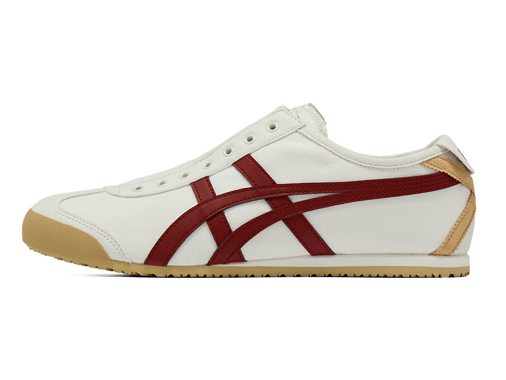 Onitsuka Tiger Mexico 66 Slip-on Sneakers - Off-White / Beet Juice