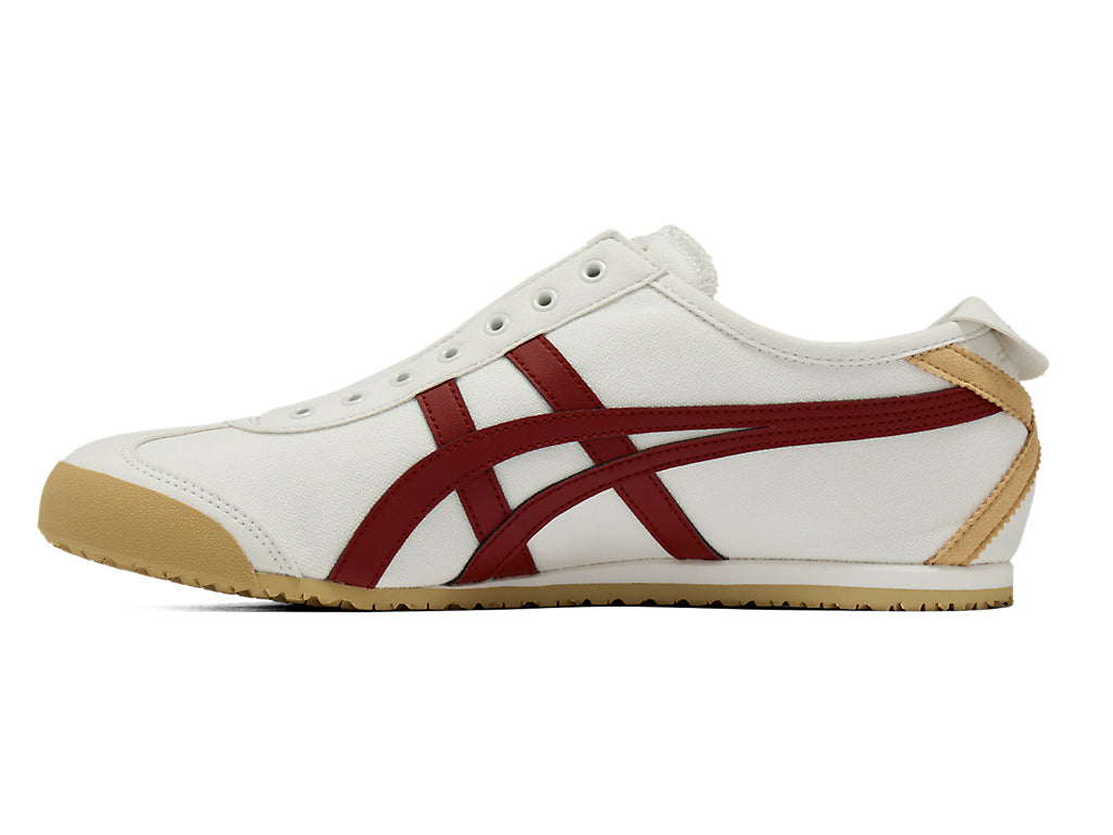 Onitsuka Tiger Mexico 66 Slip-on Sneakers - Off-White / Beet Juice