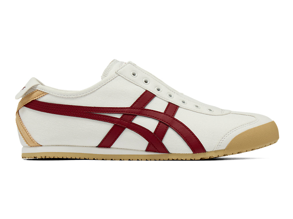 Onitsuka Tiger Mexico 66 Slip-on Sneakers - Off-White / Beet Juice