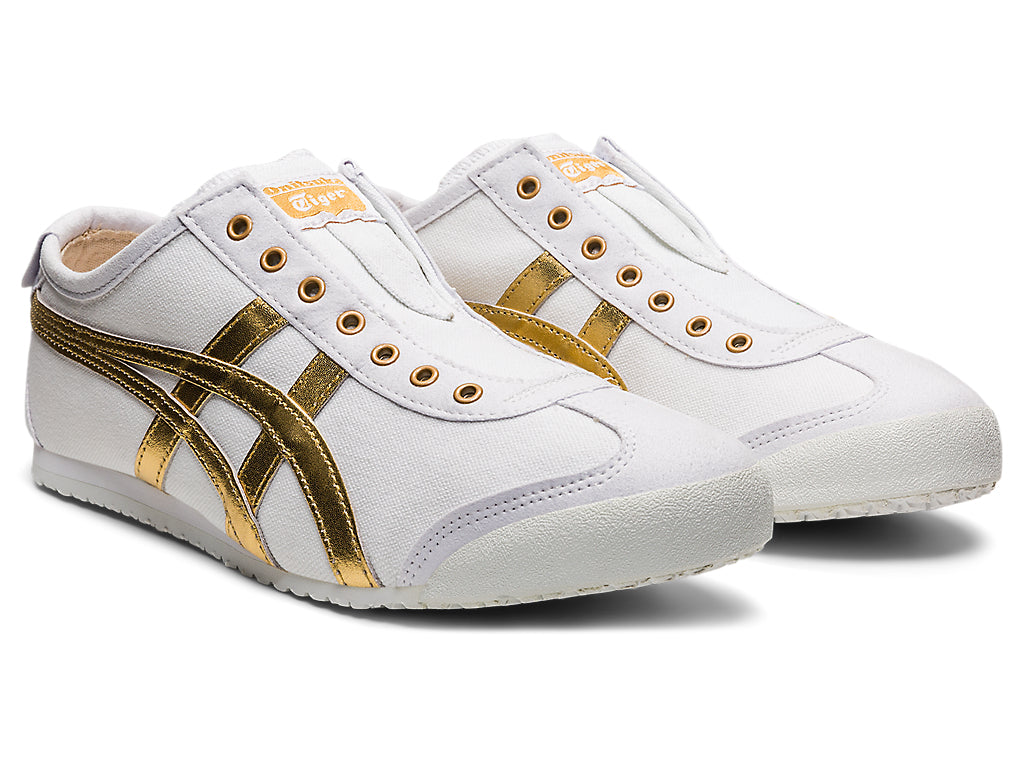 Onitsuka Tiger Mexico 66 Slip-on Sneakers - White / Pure Gold