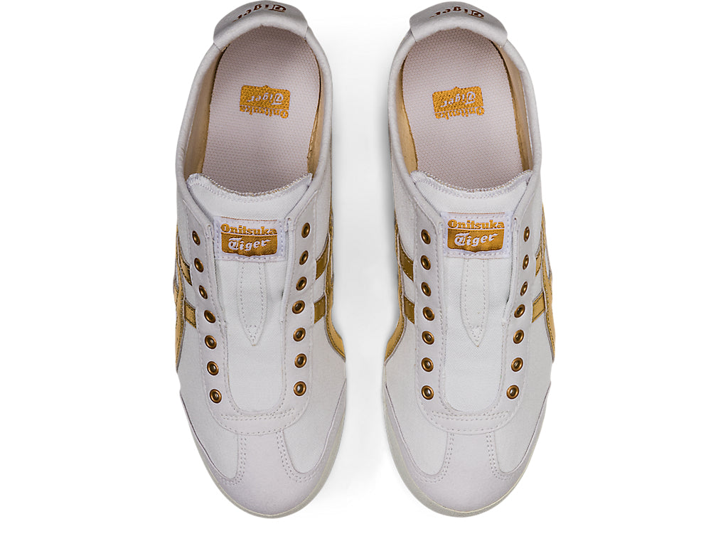 Onitsuka Tiger Mexico 66 Slip-on Sneakers - White / Pure Gold