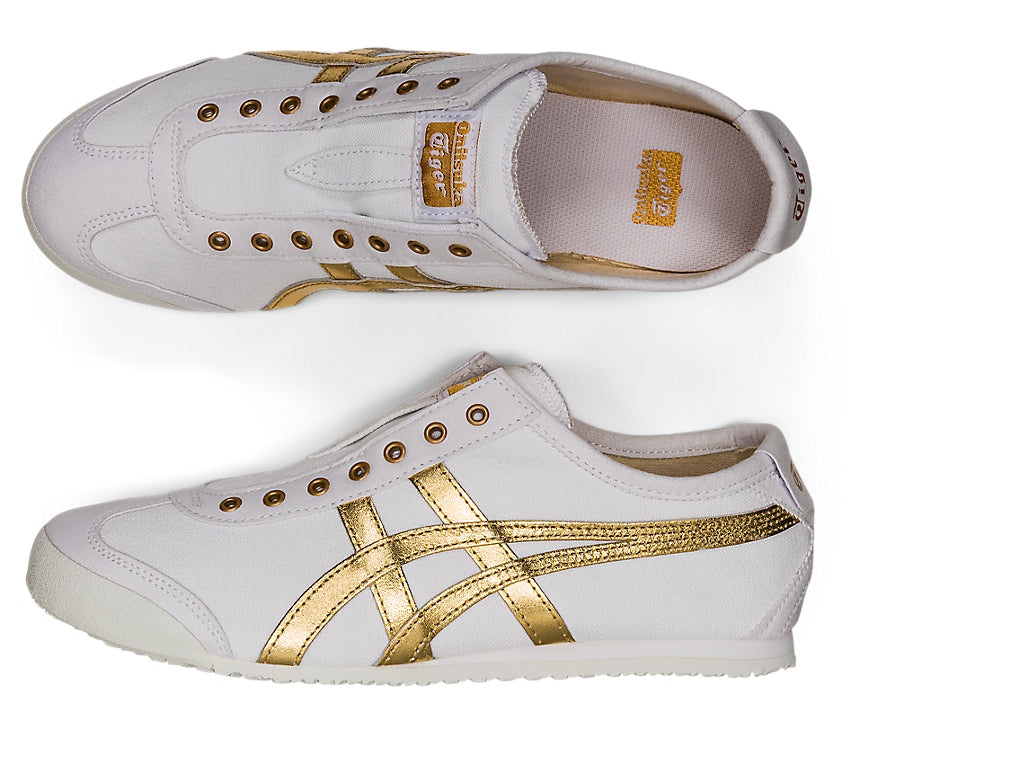 Onitsuka Tiger Mexico 66 Slip-on Sneakers - White / Pure Gold