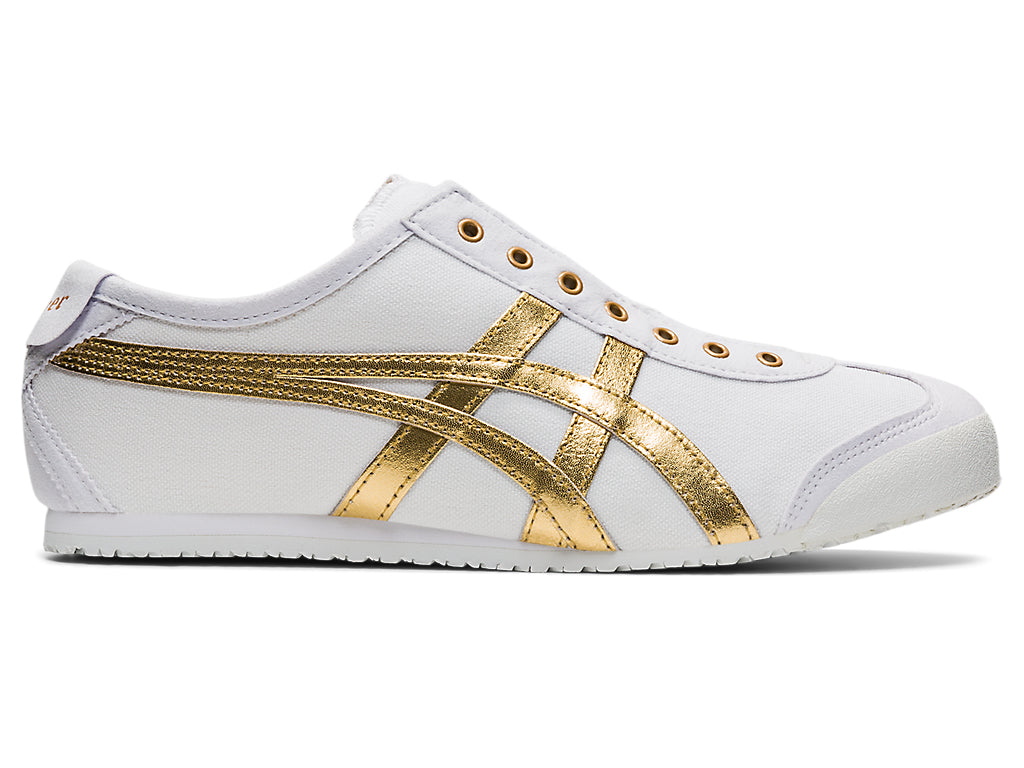 Onitsuka Tiger Mexico 66 Slip-on Sneakers - White / Pure Gold