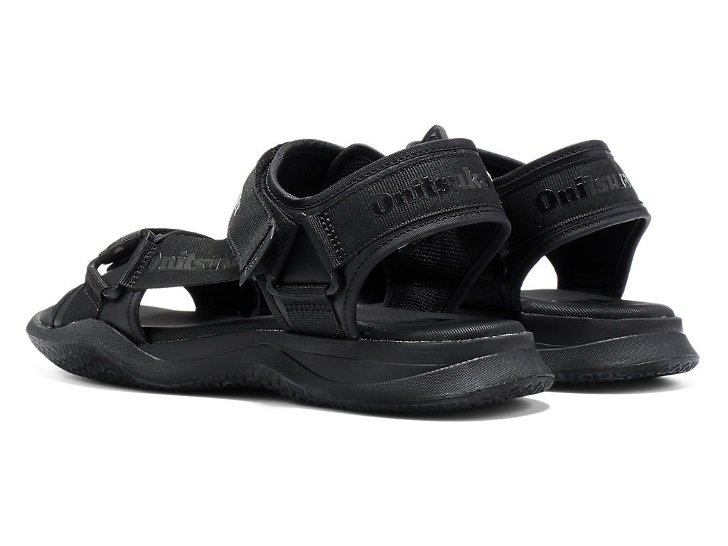 Onitsuka Tiger Ohbori Strap Sneakers - Black / Black