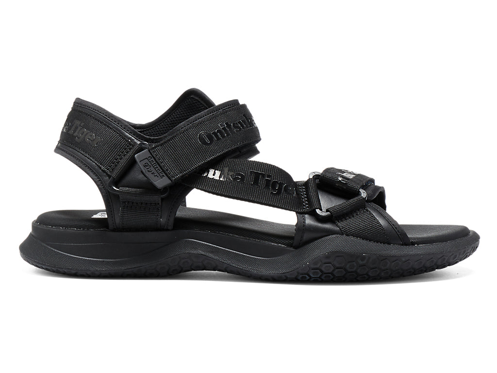 Onitsuka Tiger Ohbori Strap Sneakers - Black / Black
