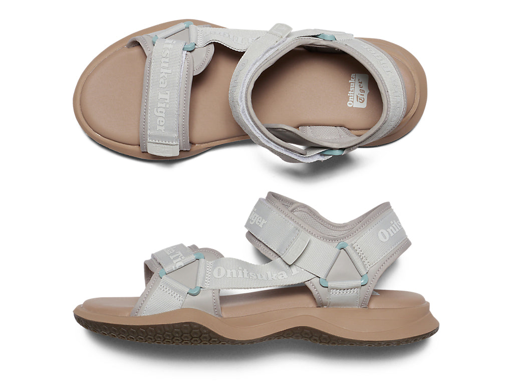 Onitsuka Tiger Ohbori Strap Sneakers - Glacier Grey / Pale Mint