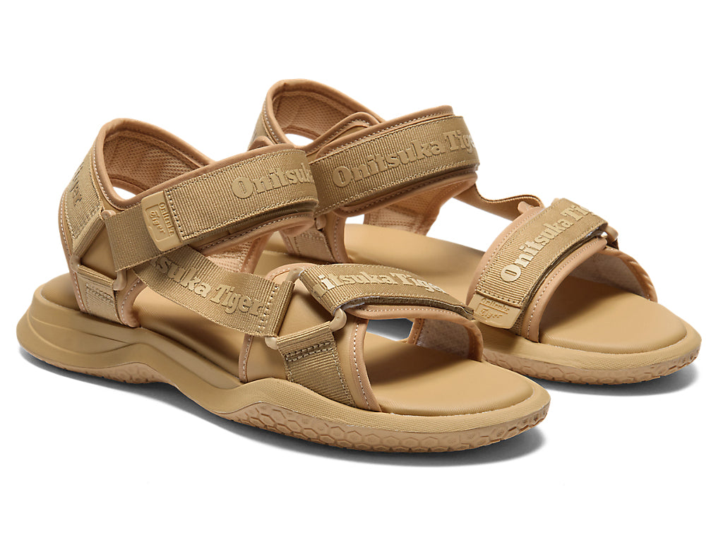 Onitsuka Tiger Ohbori Strap Sneakers - Camel Beige / Camel Beige