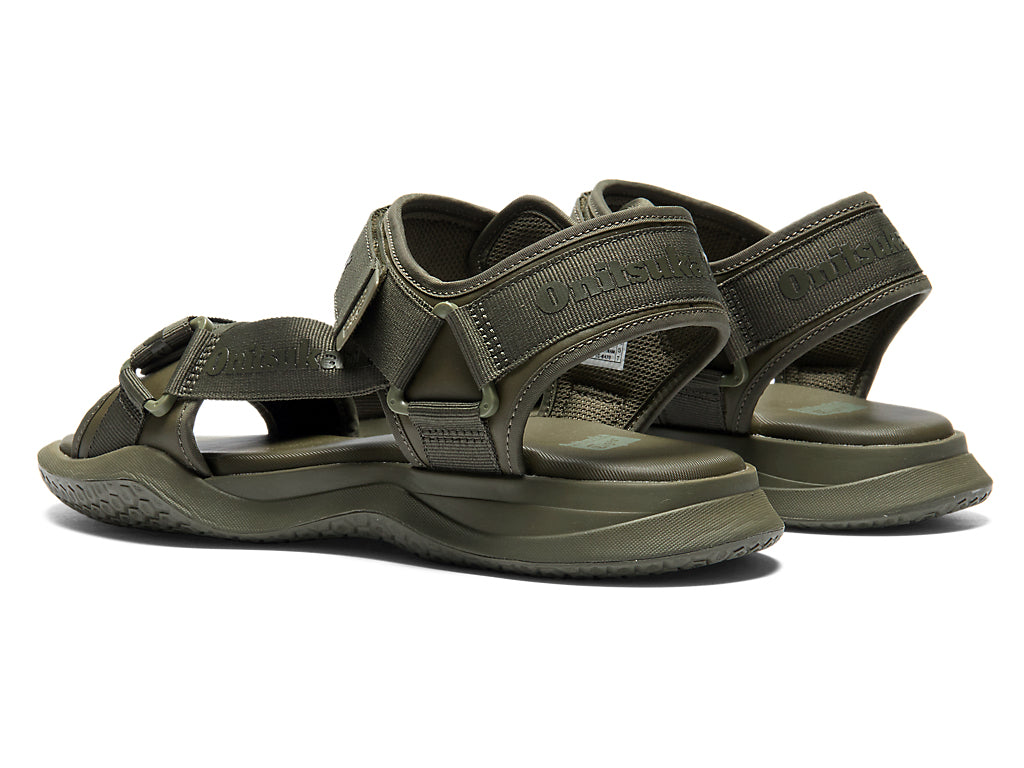Onitsuka Tiger Ohbori Strap Sneakers - Mantle Green / Mantle Green