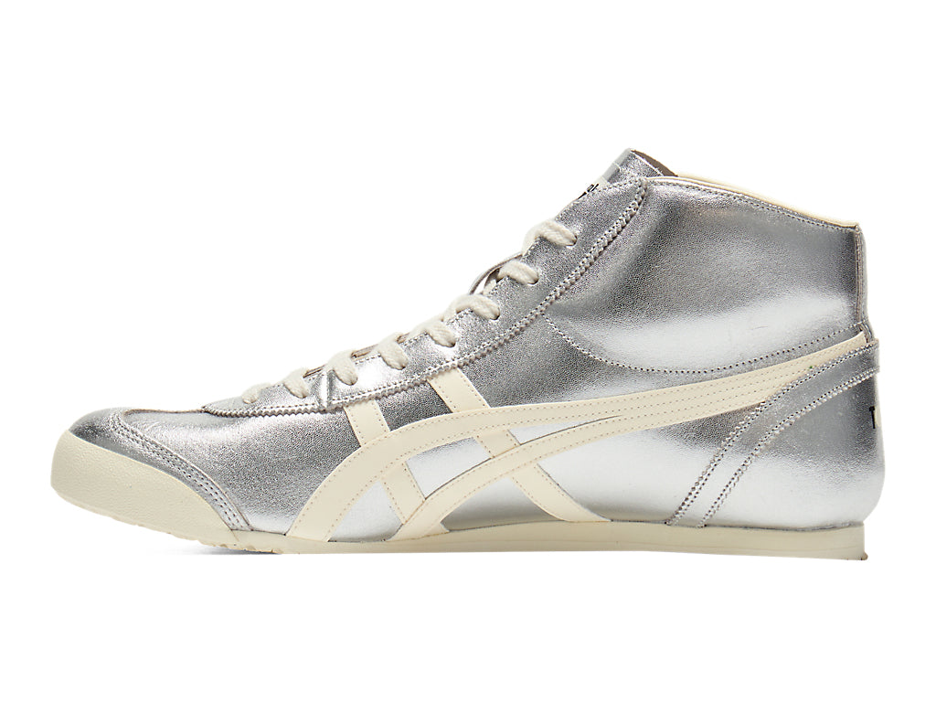 Onitsuka Tiger Mexico Mid Runner Sneakers - Silver / Cream