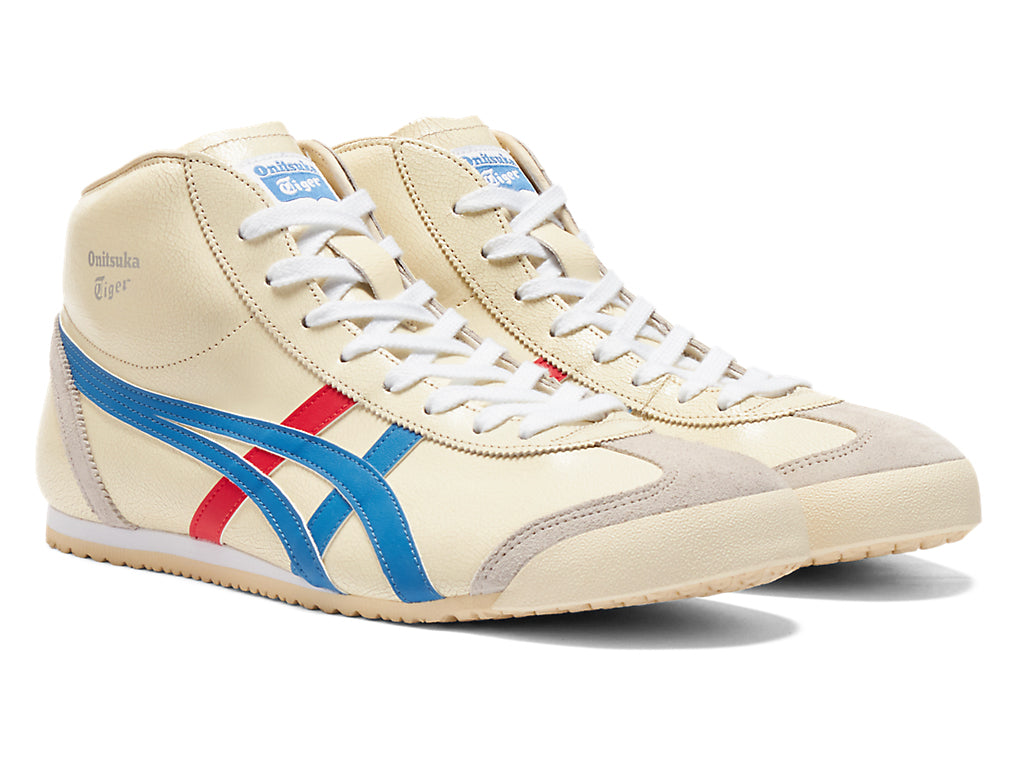 Onitsuka Tiger Mexico Mid Runner Sneakers - White / Blue