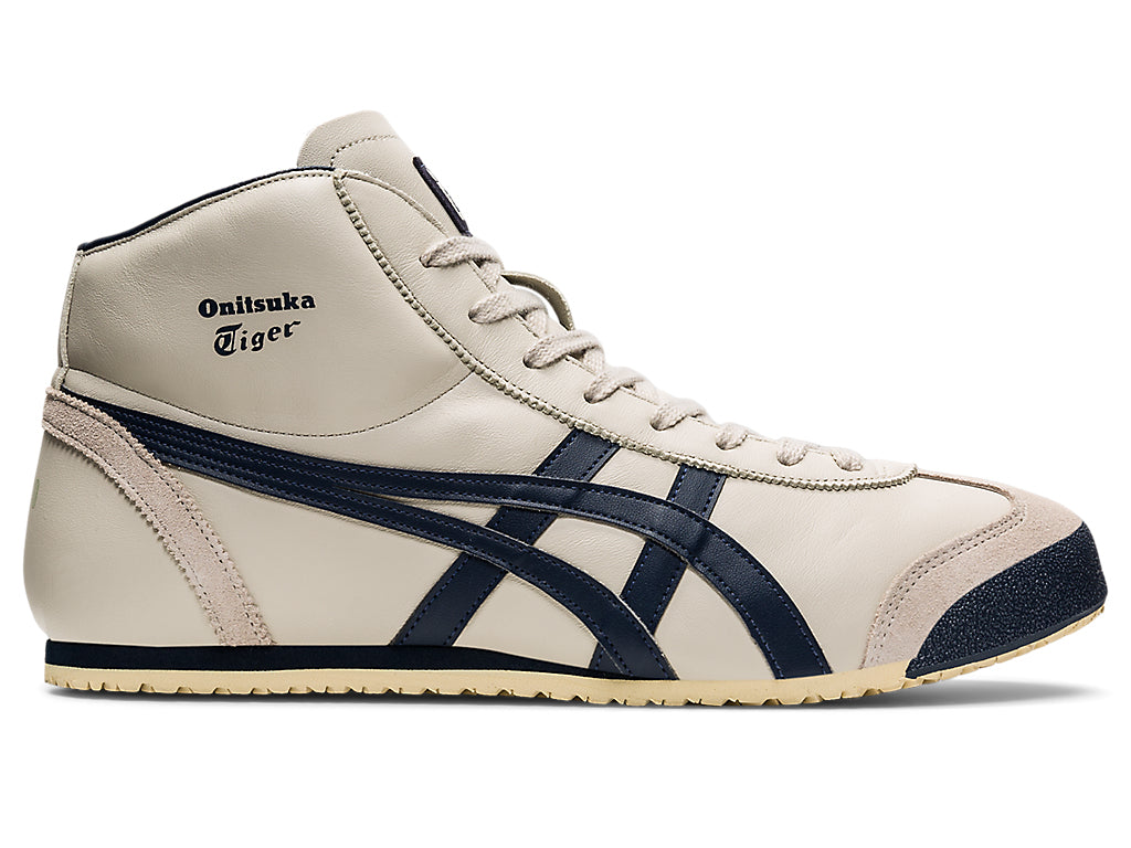 Onitsuka Tiger Mexico Mid Runner Sneakers - Birch / Indian Ink