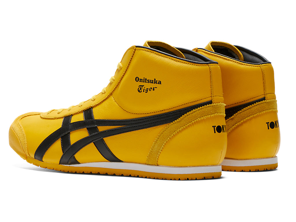 Onitsuka Tiger Mexico Mid Runner Sneakers - Yellow / Black