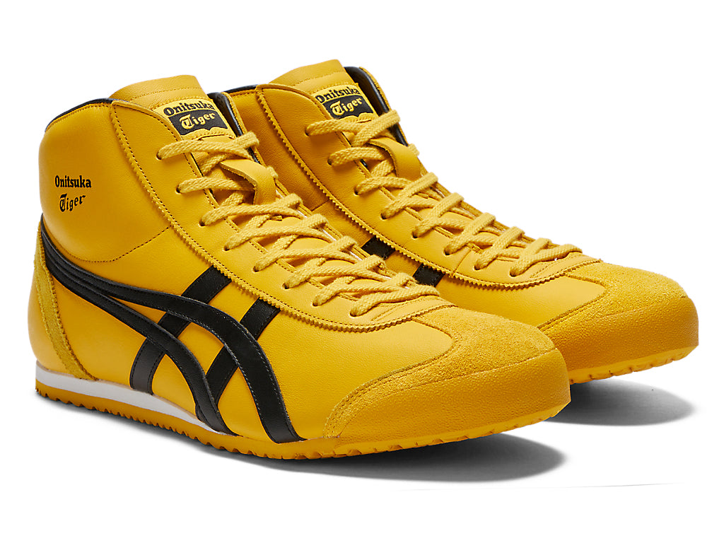 Onitsuka Tiger Mexico Mid Runner Sneakers - Yellow / Black