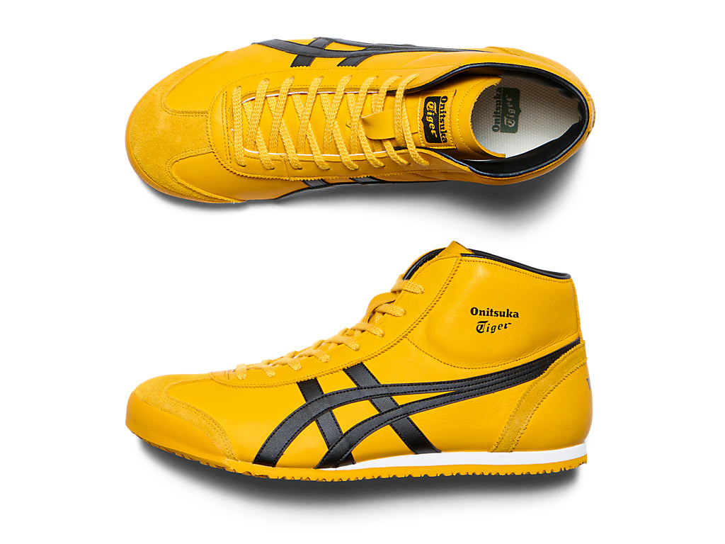 Onitsuka Tiger Mexico Mid Runner Sneakers - Yellow / Black