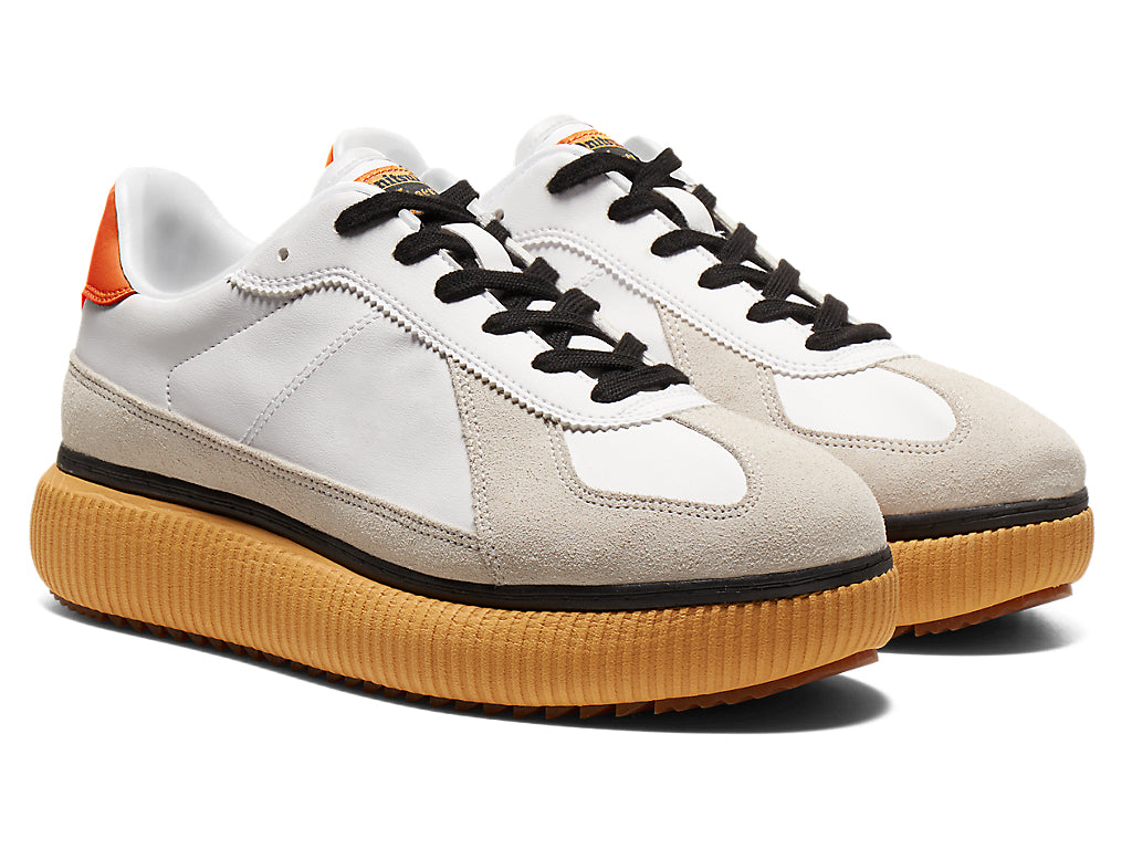 Onitsuka Tiger Delecity Sneakers - White / Habanero
