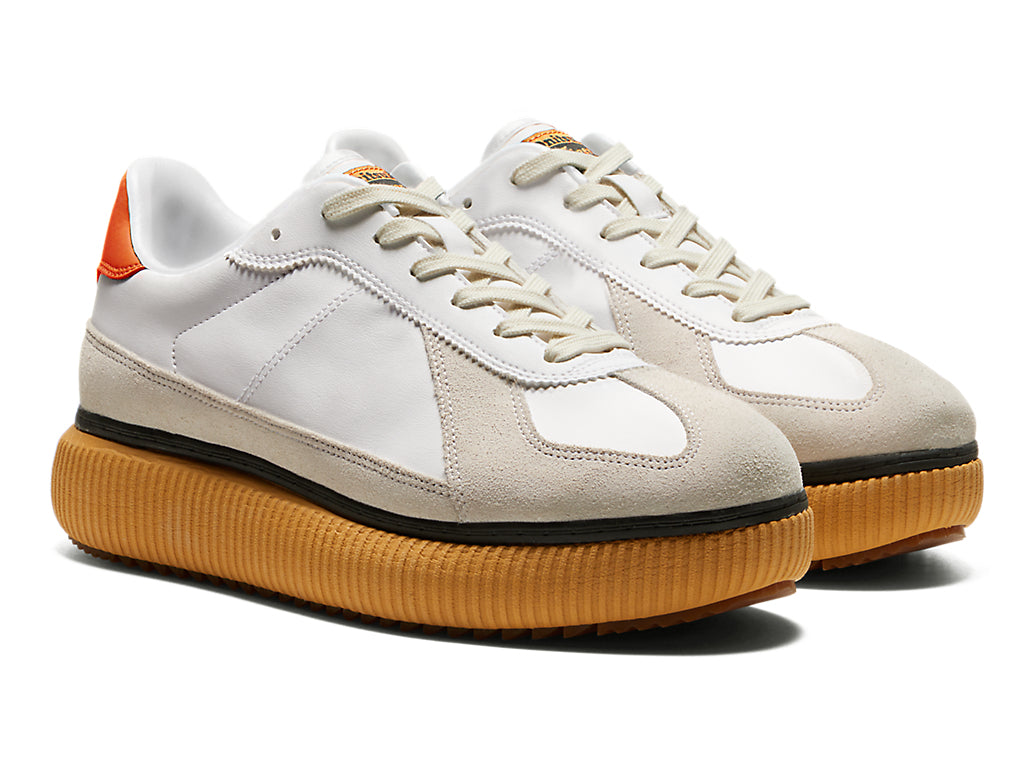 Onitsuka Tiger Delecity Sneakers - White / Habanero