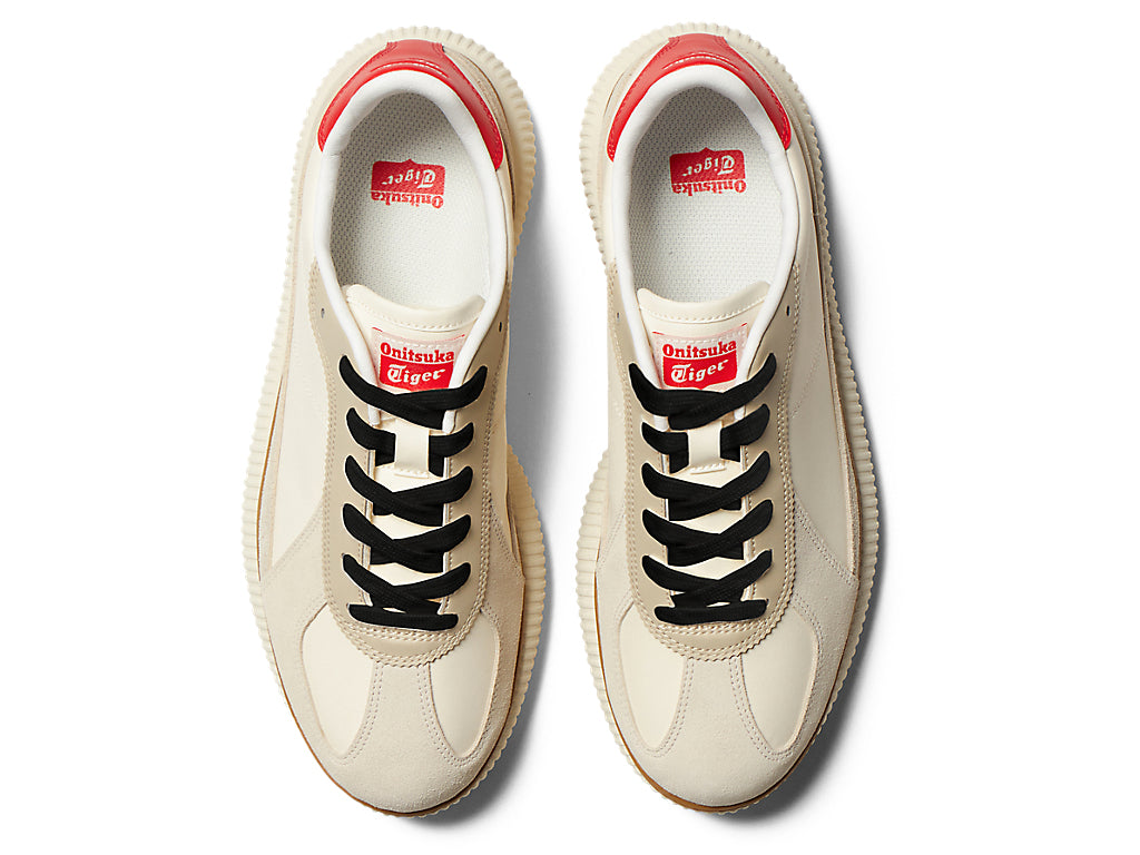 Onitsuka Tiger Delecity Sneakers - Cream / Fiery Red