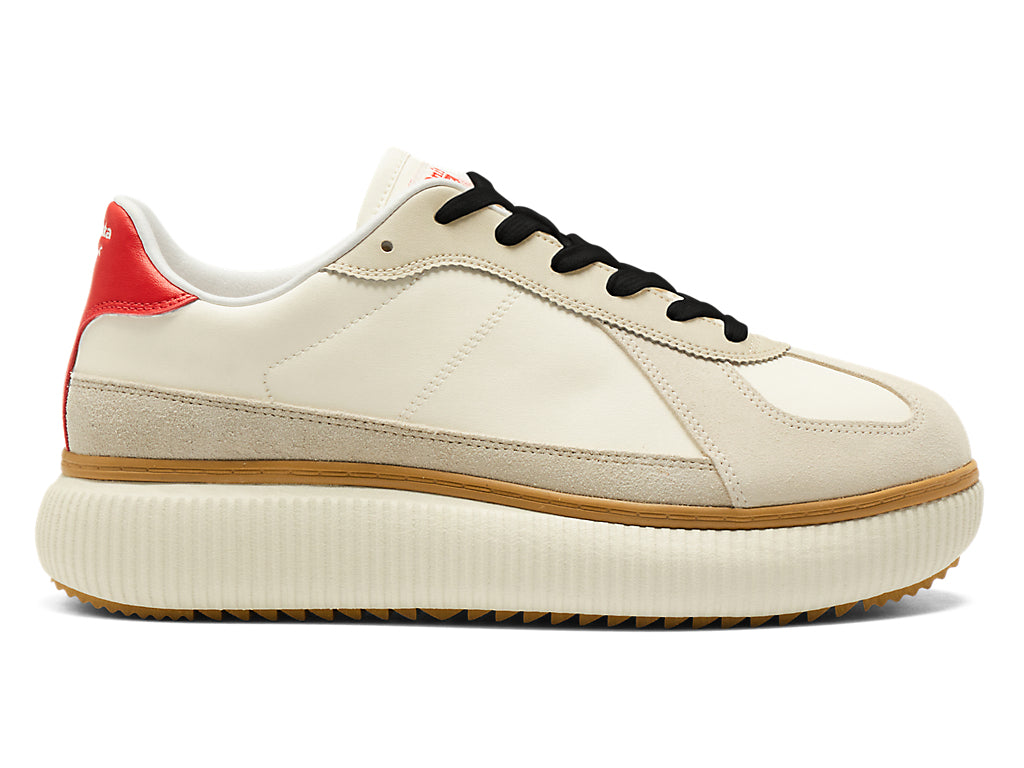 Onitsuka Tiger Delecity Sneakers - Cream / Fiery Red