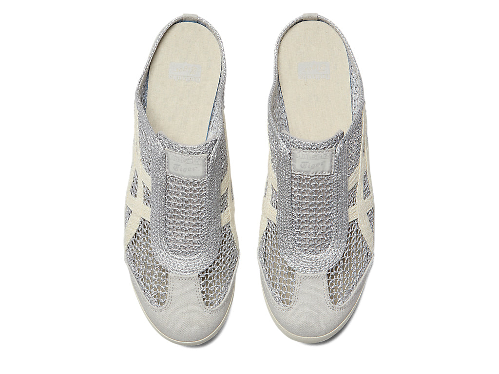 Onitsuka Tiger Mexico 66 Sabot Sneakers - Pure Silver / Cream