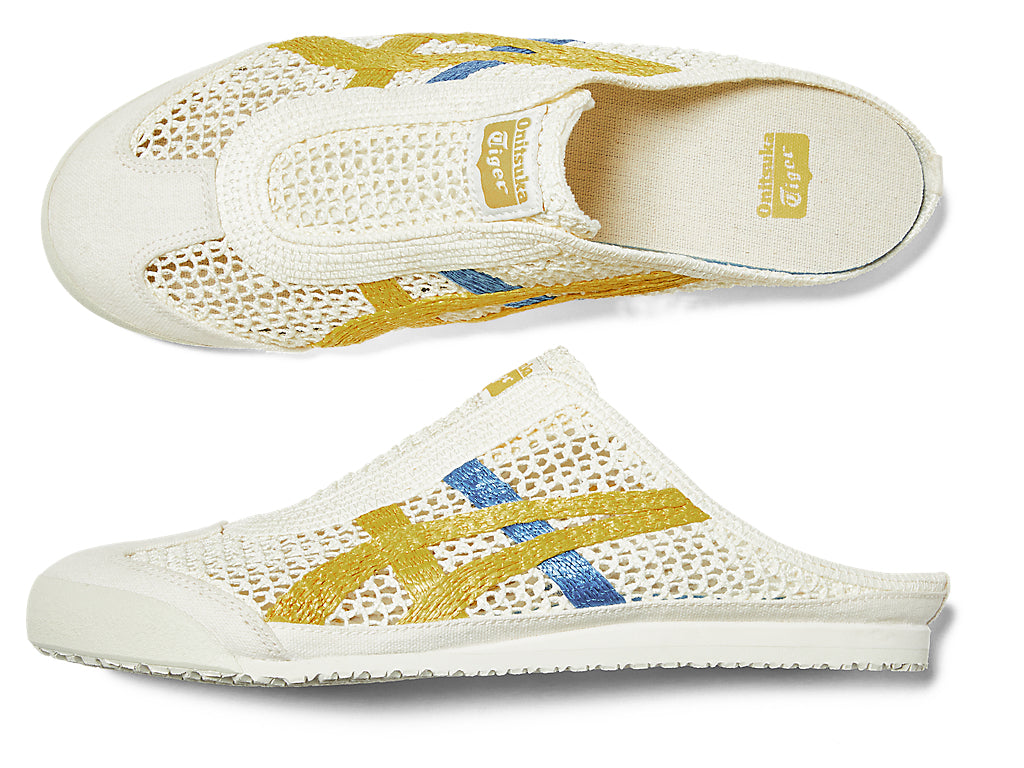 Onitsuka Tiger Mexico 66 Sabot Sneakers - Cream / Mustard