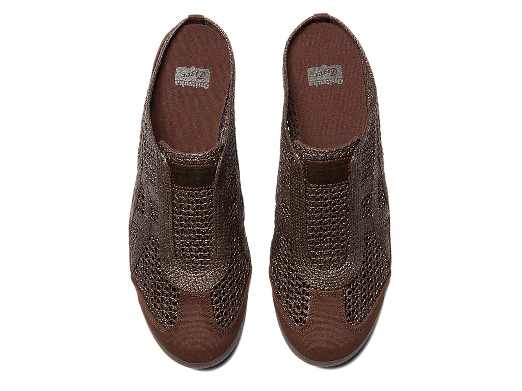 Onitsuka Tiger Mexico 66 Sabot Sneakers - Dark Brown / Dark Brown