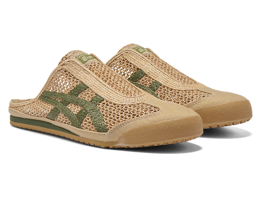 Onitsuka Tiger Mexico 66 Sabot Sneakers - Beige / Green