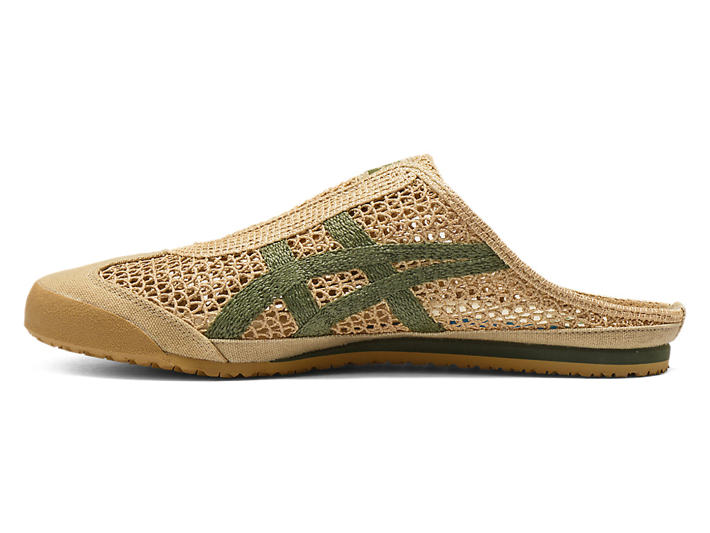 Onitsuka Tiger Mexico 66 Sabot Sneakers - Beige / Green