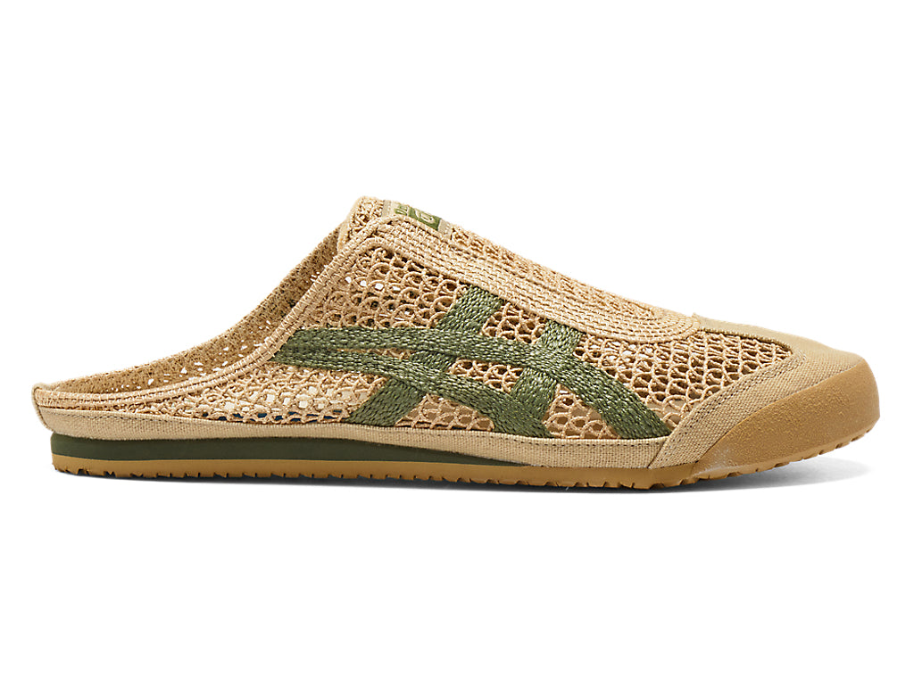 Onitsuka Tiger Mexico 66 Sabot Sneakers - Beige / Green