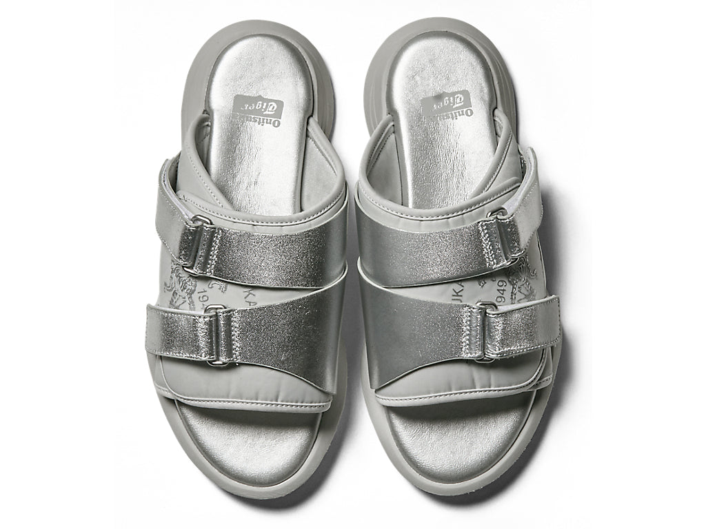 Onitsuka Tiger Ohbori Slider 2.0 Sandals - Pure Silver / Glacier Grey
