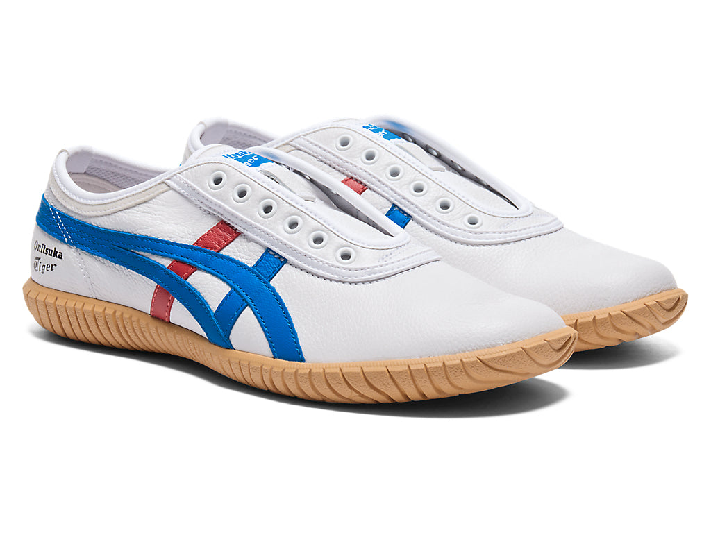 Onitsuka Tiger Tsunahiki Slip-on Sneakers - White / Directoire Blue