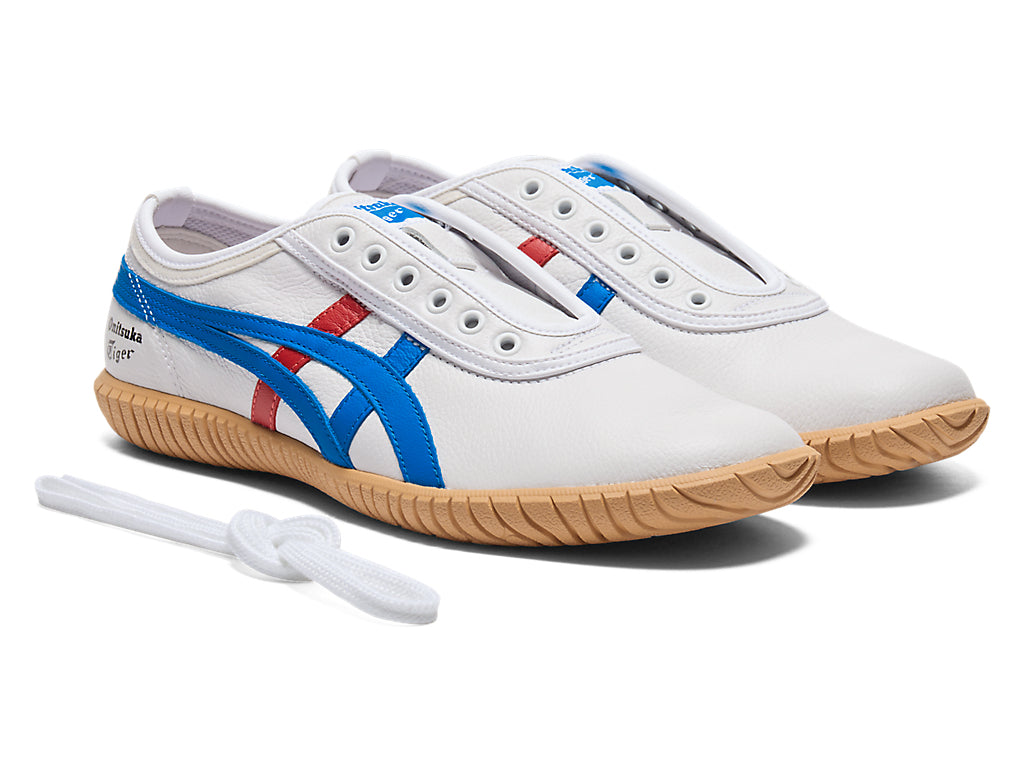 Onitsuka Tiger Tsunahiki Slip-on Sneakers - White / Directoire Blue