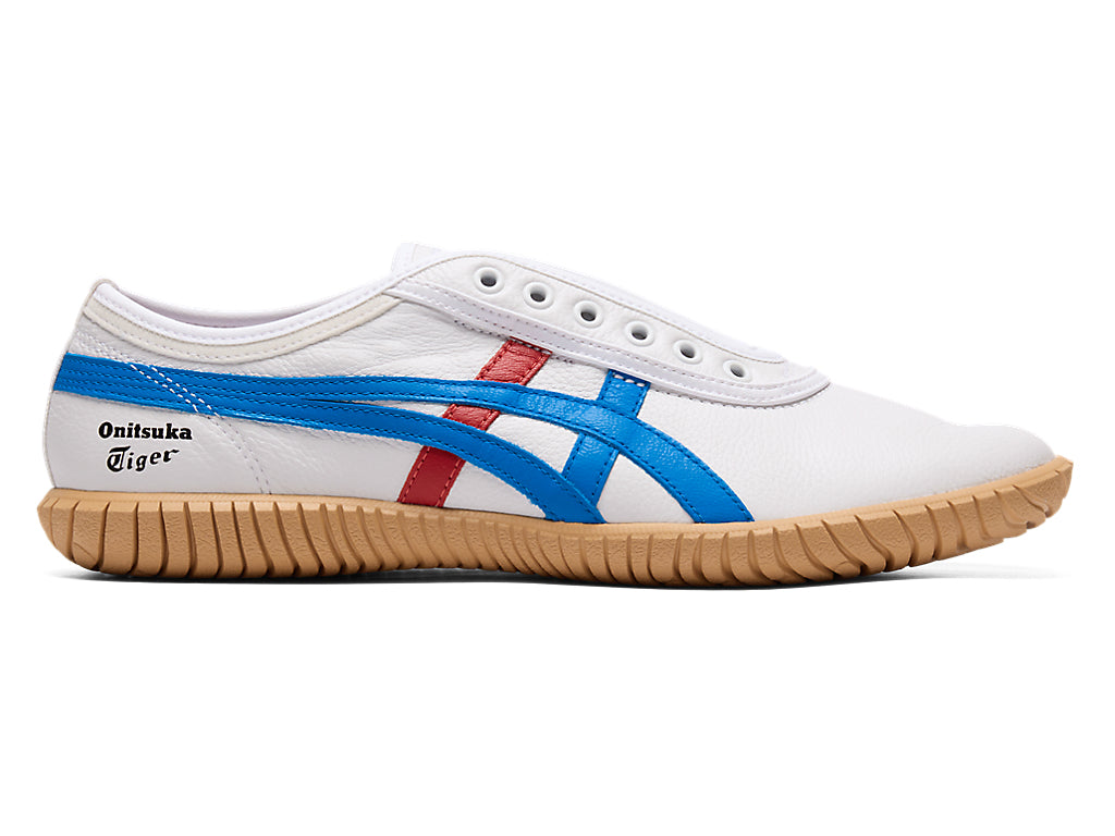 Onitsuka Tiger Tsunahiki Slip-on Sneakers - White / Directoire Blue