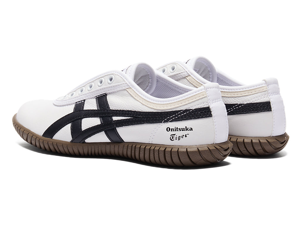 Onitsuka Tiger Tsunahiki Slip-on Sneakers - White / Black