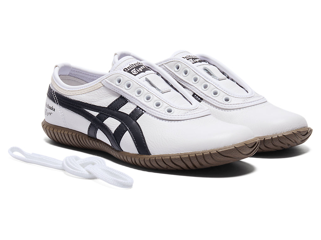 Onitsuka Tiger Tsunahiki Slip-on Sneakers - White / Black
