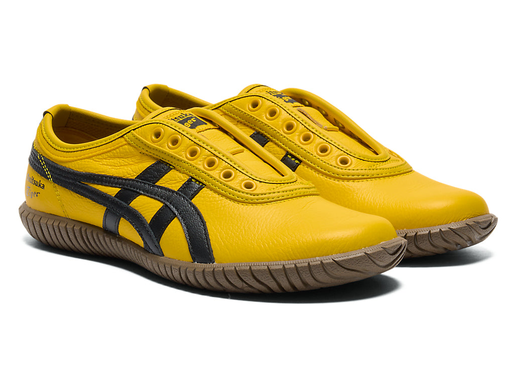 Onitsuka Tiger Tsunahiki Slip-on Sneakers - Sunflower Yellow / Black