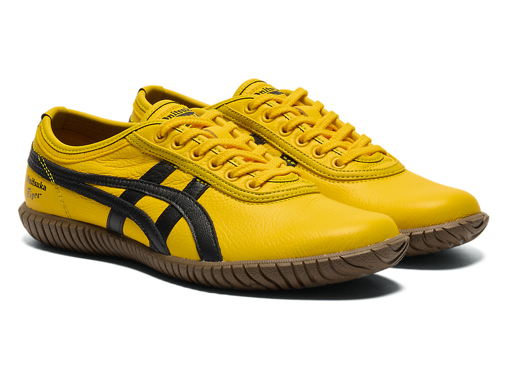 Onitsuka Tiger Tsunahiki Slip-on Sneakers - Sunflower Yellow / Black