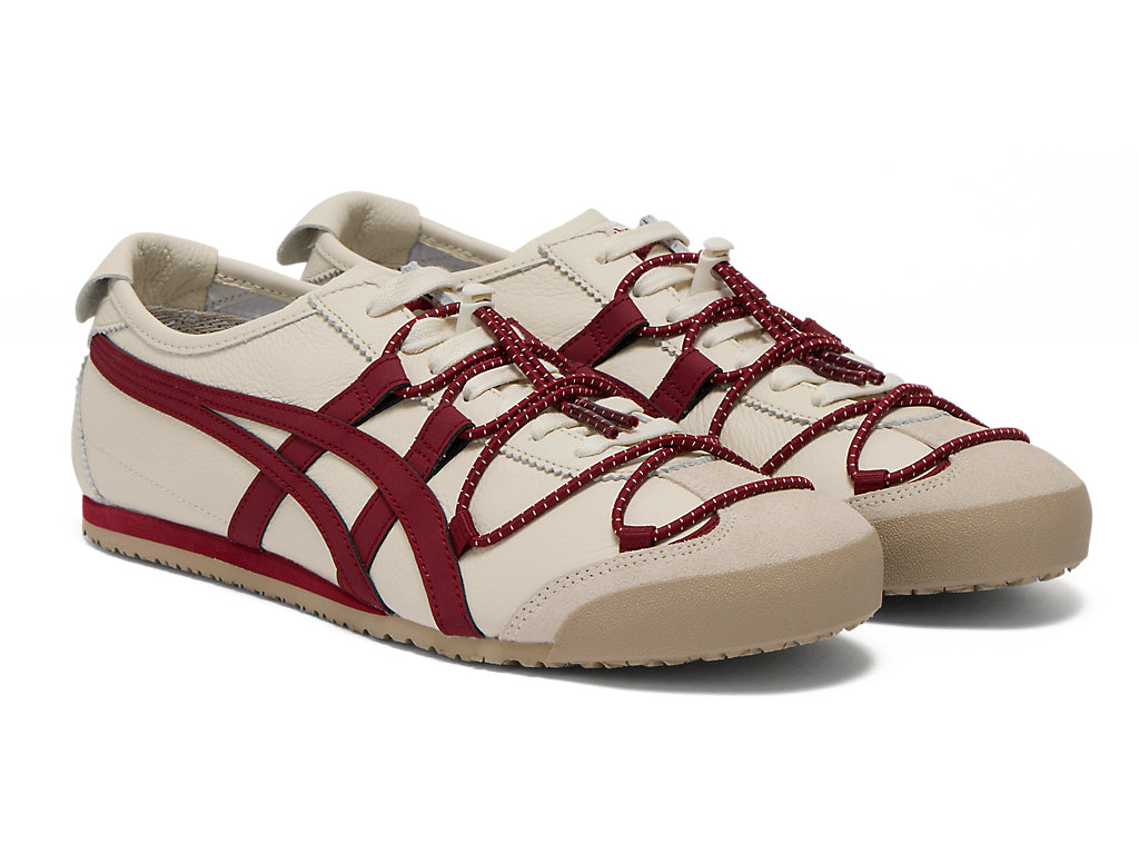 Onitsuka Tiger Mexico 66 Viny Sneakers - Birch / Beet Juice