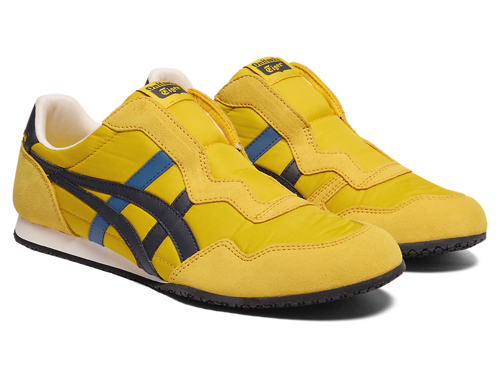 Onitsuka Tiger Serrano Slip-on Sneakers - Sunflower Yellow / Indigo Navy
