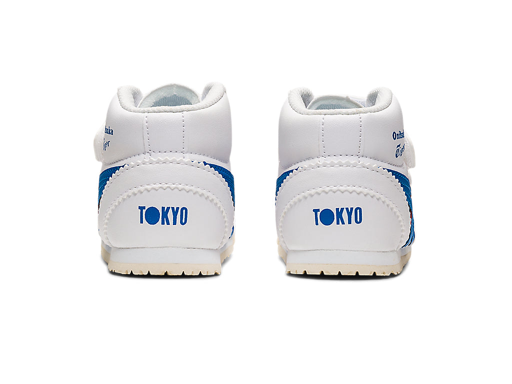 Onitsuka Tiger Mexico Mid Runner Kids Sneakers - White / Directoire Blue
