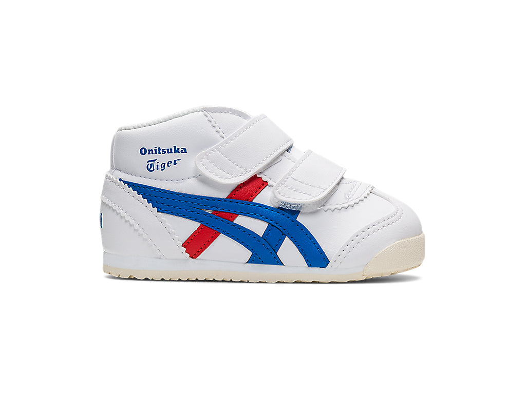 Onitsuka Tiger Mexico Mid Runner Kids Sneakers - White / Directoire Blue