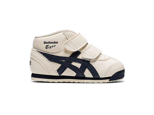 Onitsuka Tiger Mexico Mid Runner Kids Sneakers - Birch / India Ink