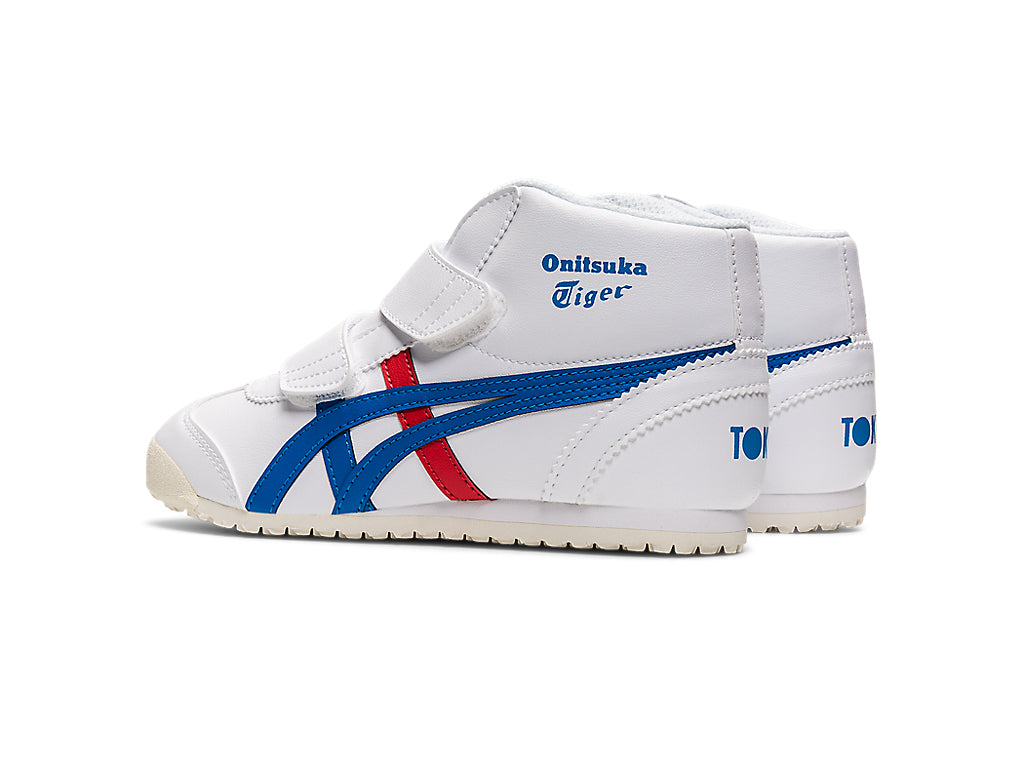 Onitsuka Tiger Mexico Mid Runner Kids Sneakers - White / Directoire Blue