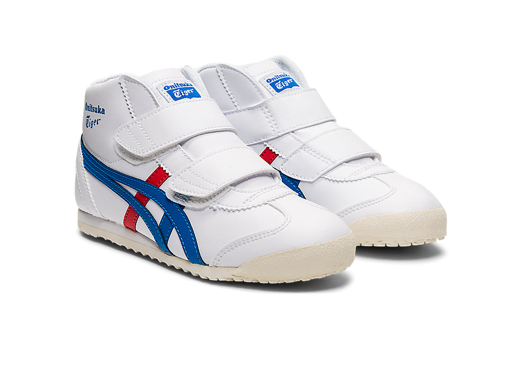 Onitsuka Tiger Mexico Mid Runner Kids Sneakers - White / Directoire Blue
