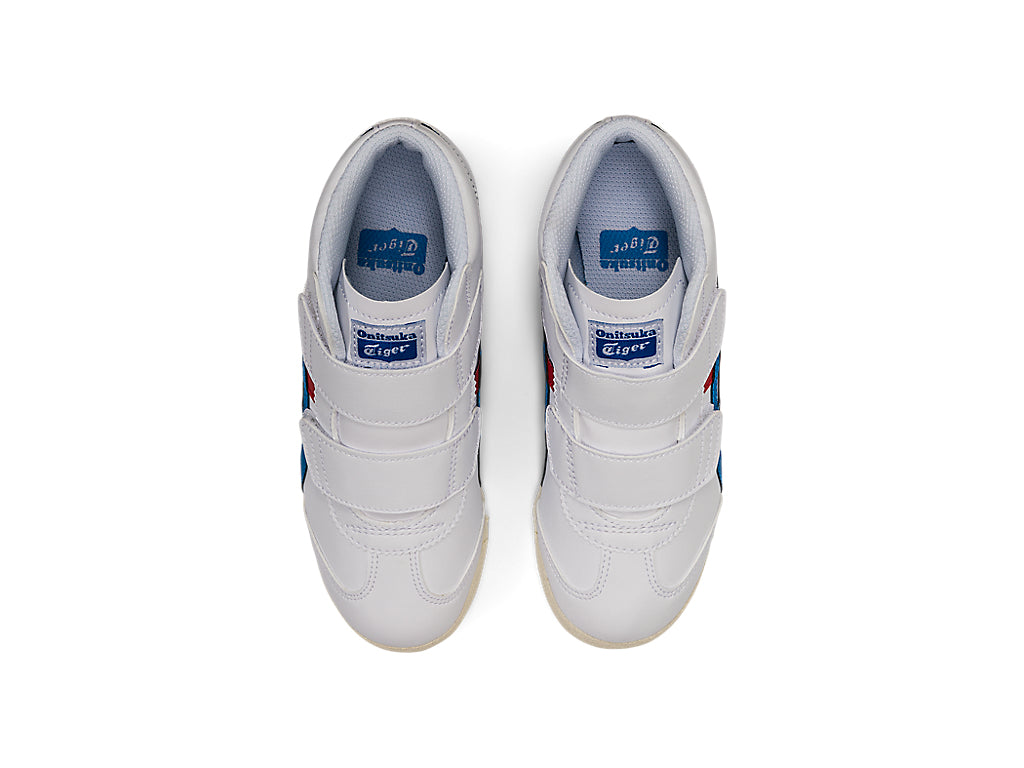 Onitsuka Tiger Mexico Mid Runner Kids Sneakers - White / Directoire Blue