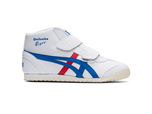Onitsuka Tiger Mexico Mid Runner Kids Sneakers - White / Directoire Blue